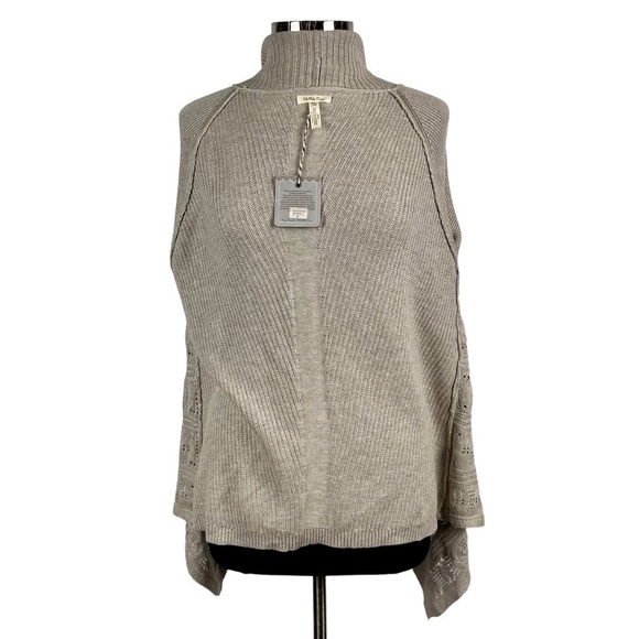 MATILDA JANE LETS GETAWAY WHEAT CASHMERE BLEND KNIT CARDIGAN SWEATER - Picture 5 of 14